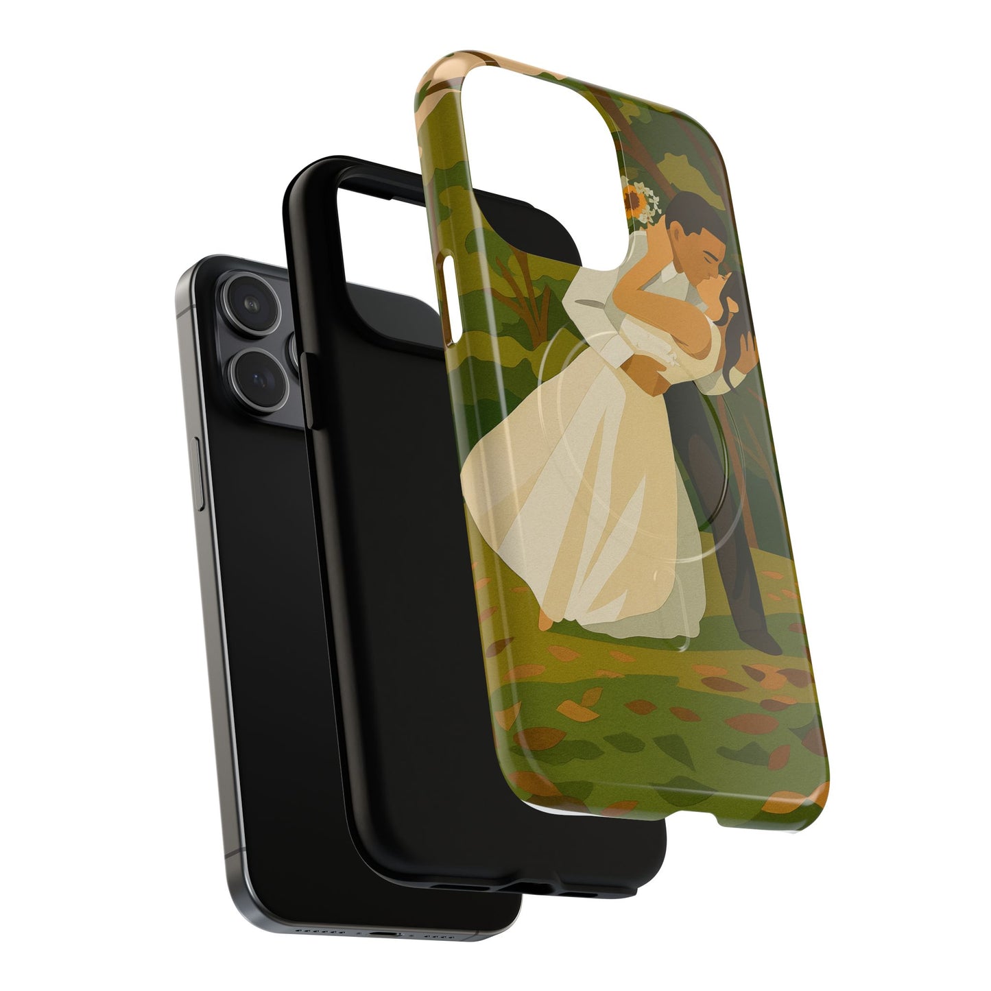 Phone Case Paper Collage Style