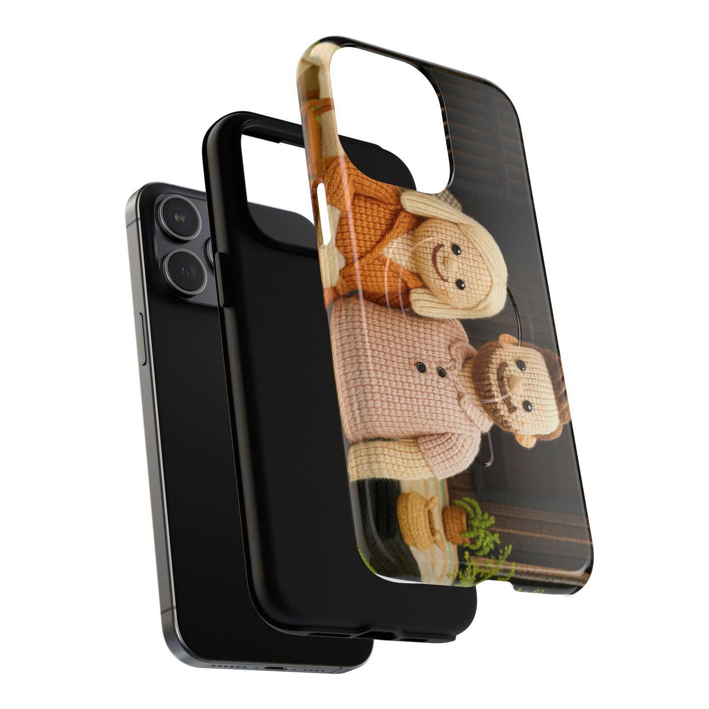 Phone Case Knitted Toy Style