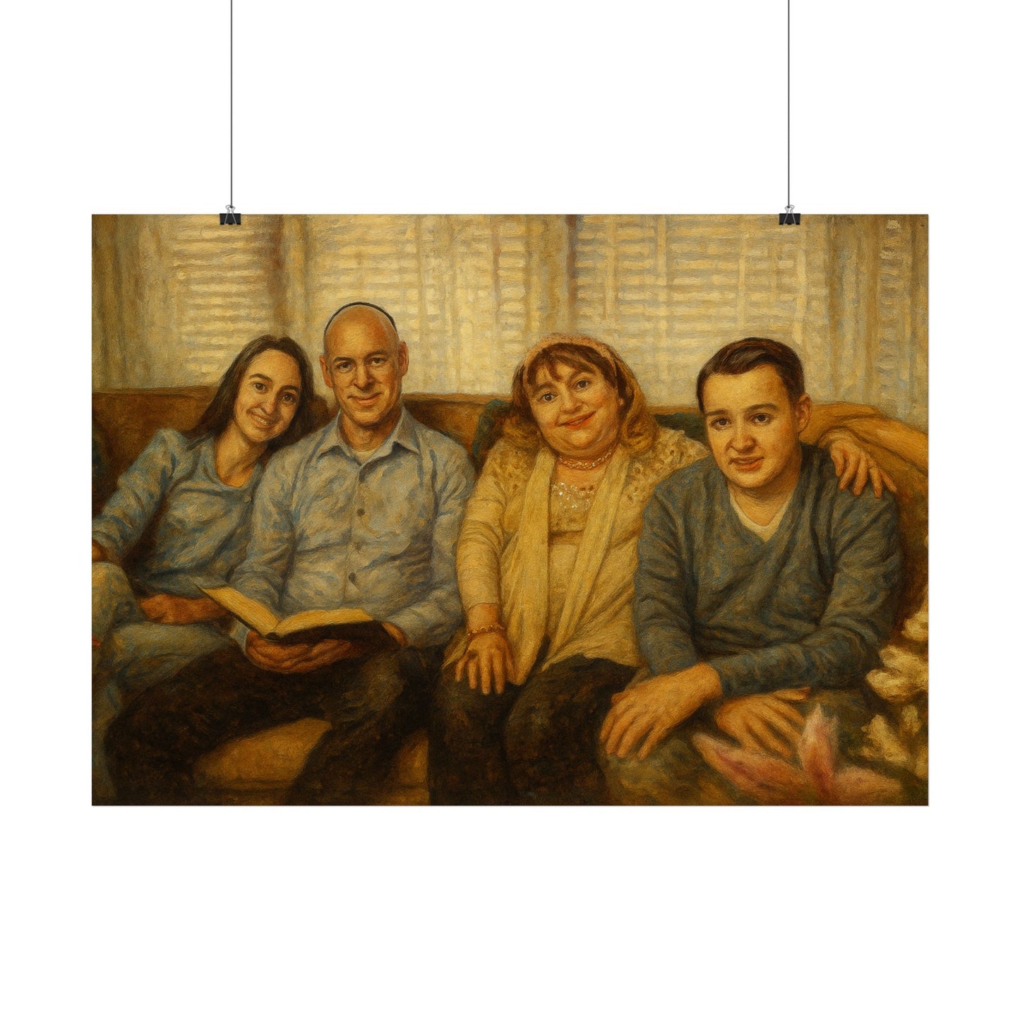 Poster Oil on Canvas