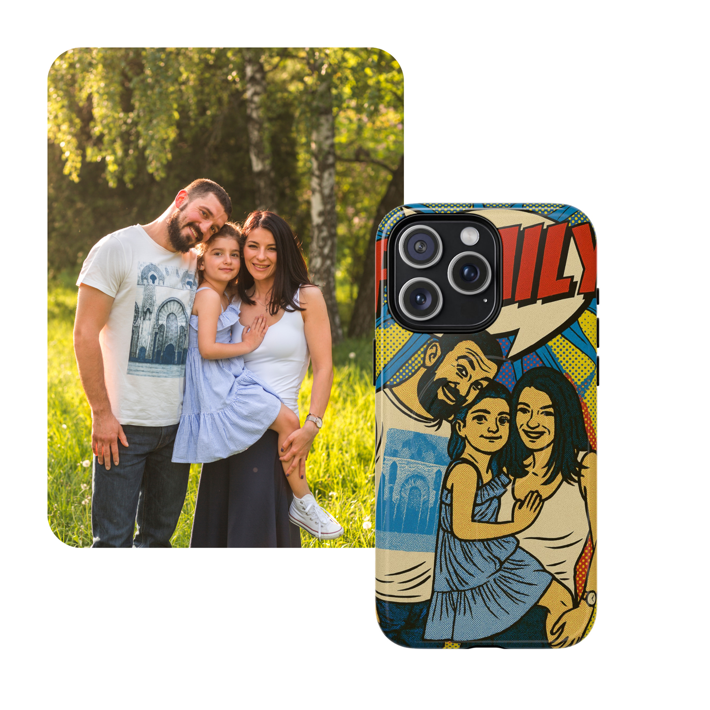 Phone Case Pop Art Style