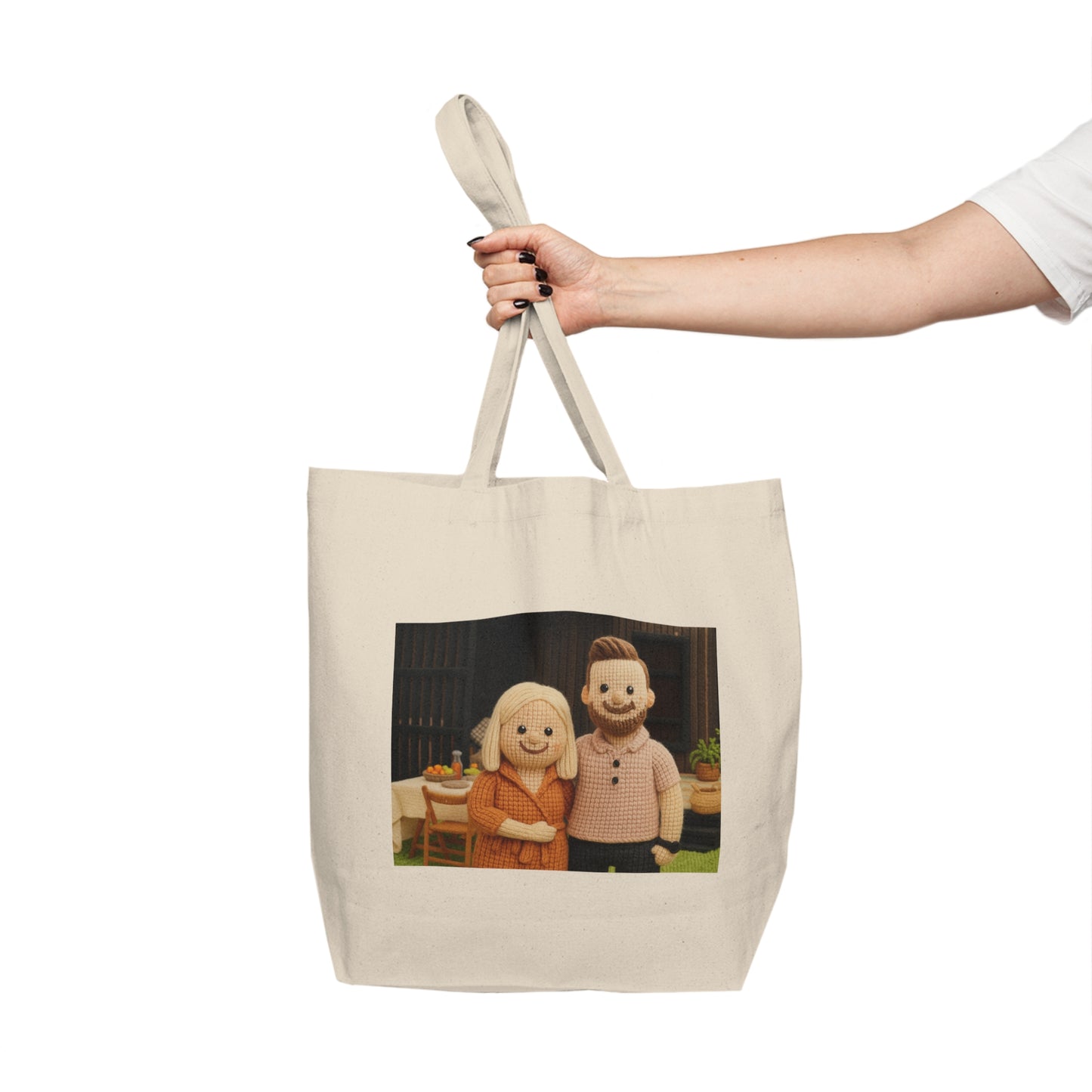 Shopping Tote Knitted Toy Style
