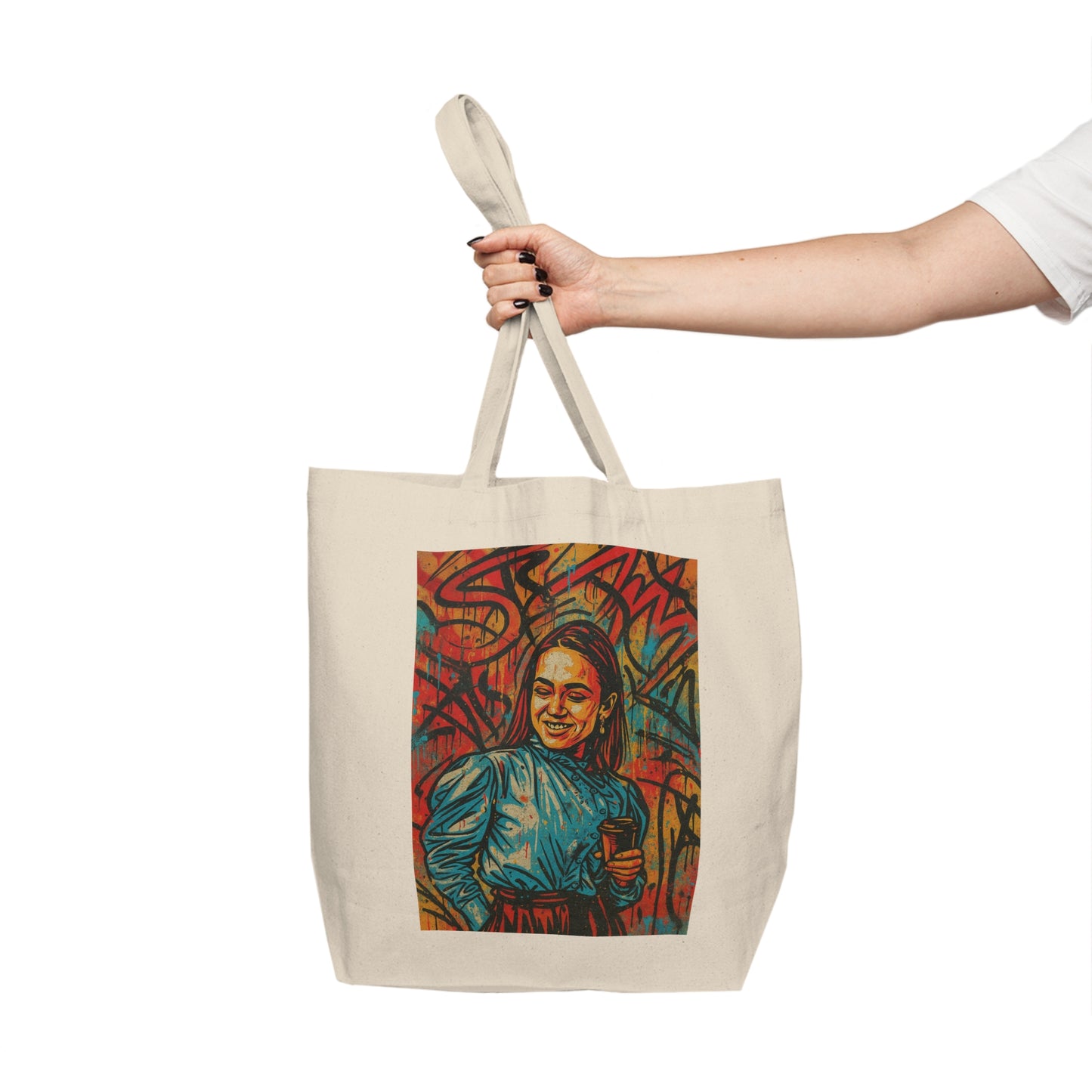 Shopping Tote Graffiti Style