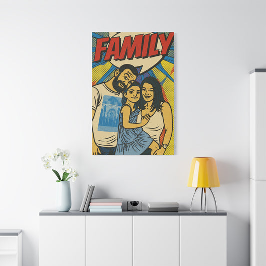Canvas Pop Art Style