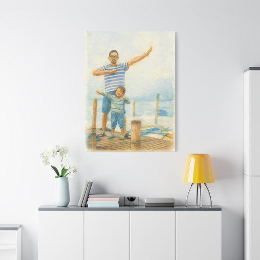Canvas Watercolor Painting