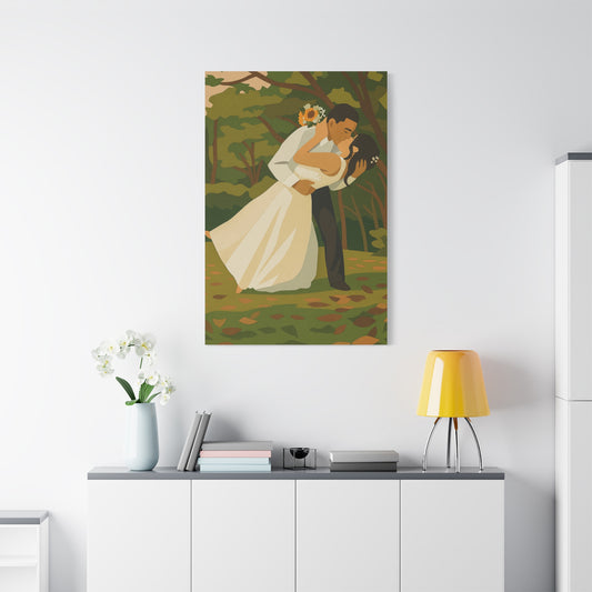 Canvas Paper Collage Style