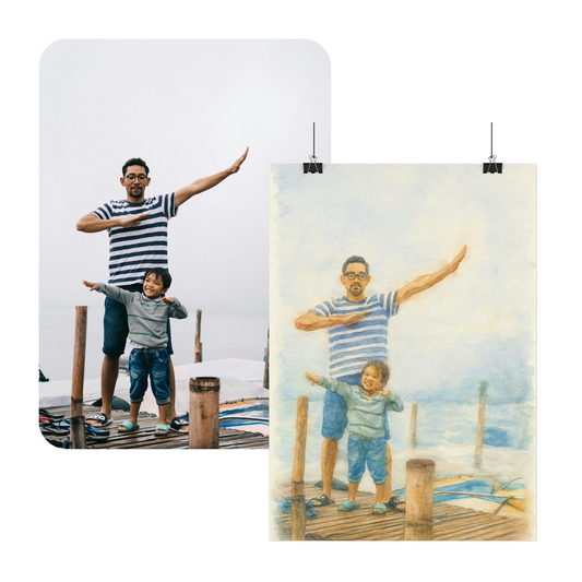 Poster Watercolor Painting