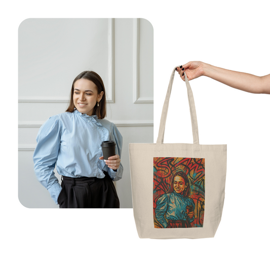 Shopping Tote Graffiti Style