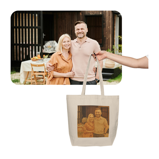 Shopping Tote Origami Style