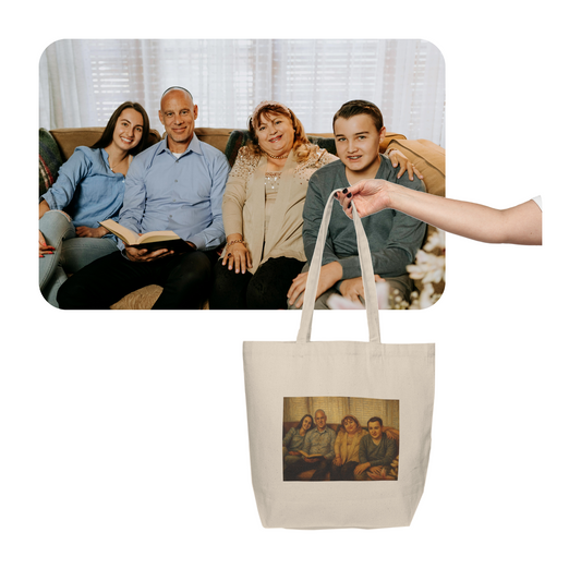 Shopping Tote Oil on Canvas