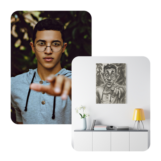 Canvas Caricature Style