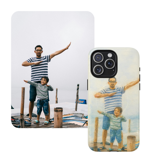 Phone Case Watercolor Painting