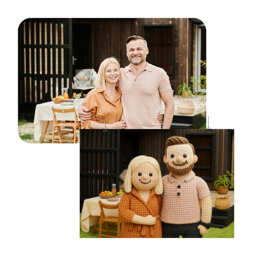 Poster Knitted Toy Style