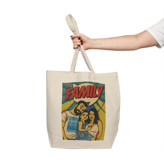 Shopping Tote Pop Art Style