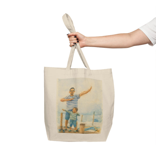 Shopping Tote Watercolor Painting